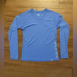 Wild Rye Blue Long Sleeve Shirt UPF